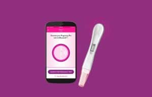 Aplicativo de teste de gravidez