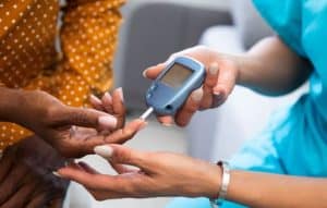 Mídase la glucosa aquí