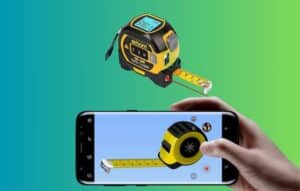 Utilice tu celular en una cinta métrica